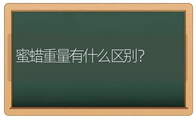 蜜蜡重量有什么区别？ | 多肉养殖