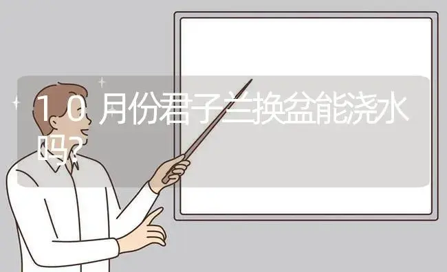 10月份君子兰换盆能浇水吗？ | 绿植常识