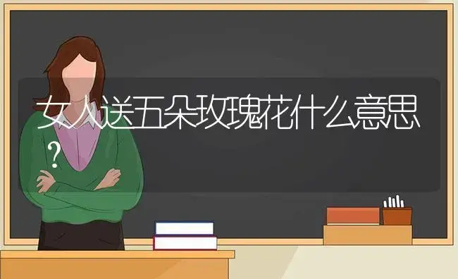 女人送五朵玫瑰花什么意思？ | 绿植常识