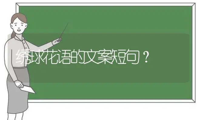 绣球花语的文案短句？ | 绿植常识