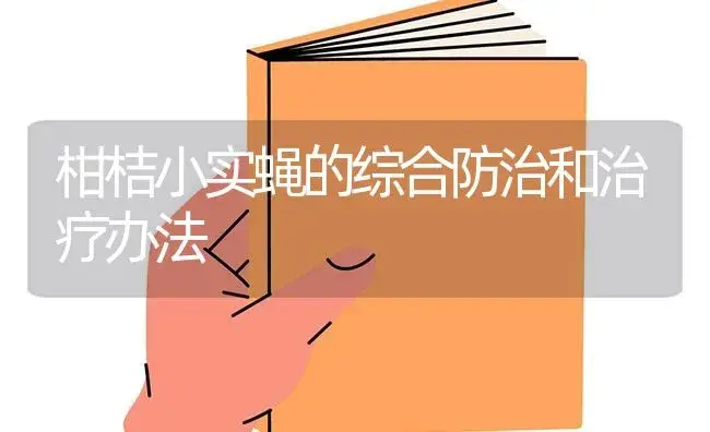 柑桔小实蝇的综合防治和治疗办法 | 果木种植