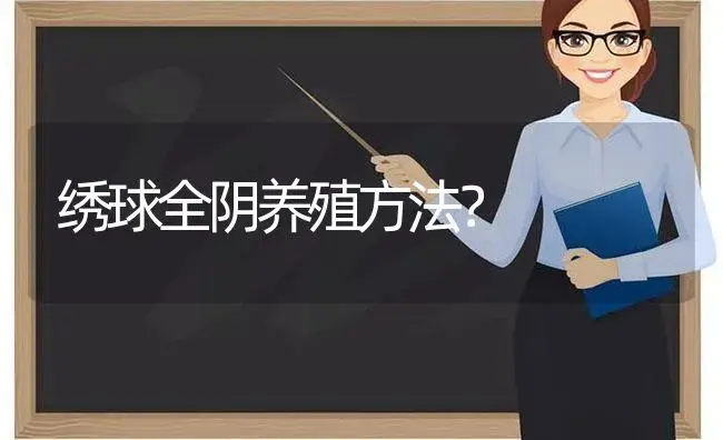 绣球全阴养殖方法？ | 绿植常识