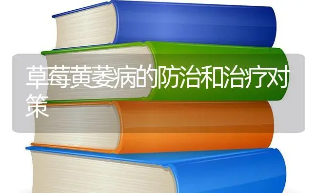 草莓黄萎病的防治和治疗对策 | 果木种植