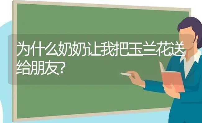 为什么奶奶让我把玉兰花送给朋友？ | 绿植常识