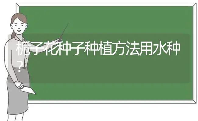 栀子花种子种植方法用水种？ | 绿植常识