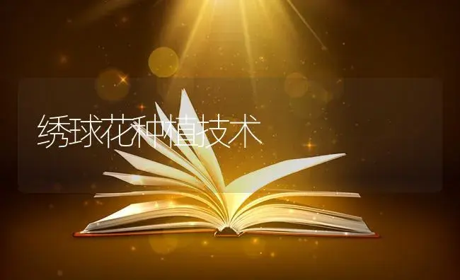 绣球花种植技术 | 特种种植