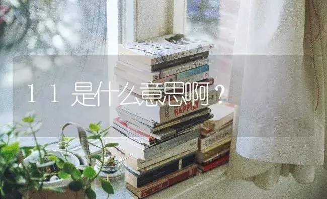 11是什么意思啊？ | 绿植常识