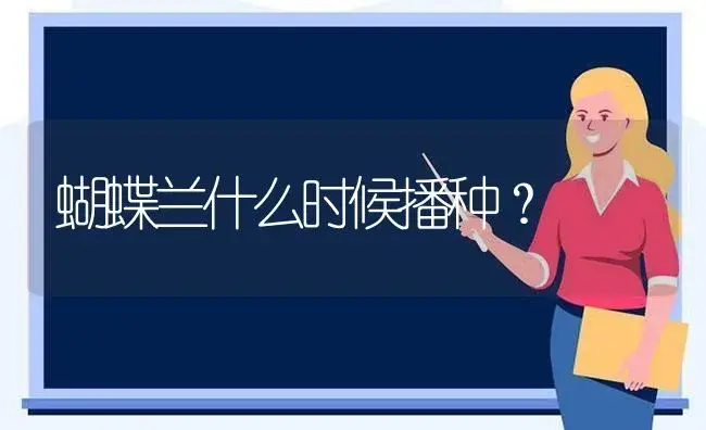 蝴蝶兰什么时候播种？ | 绿植常识