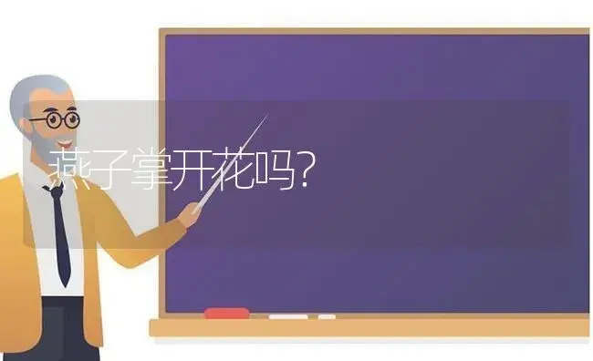 燕子掌开花吗？ | 多肉养殖