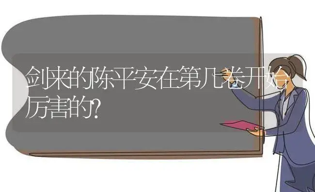 剑来的陈平安在第几卷开始厉害的？ | 多肉养殖