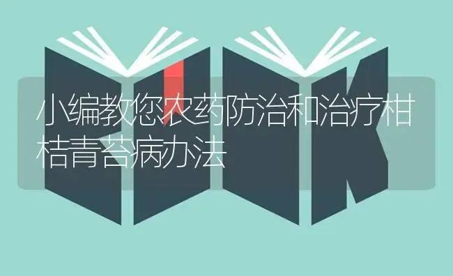 小编教您农药防治和治疗柑桔青苔病办法 | 果木种植