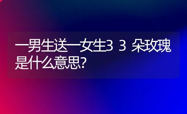 你是我心中的红玫瑰是什么意思？ | 绿植常识