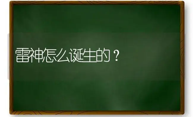 雷神怎么诞生的？ | 多肉养殖