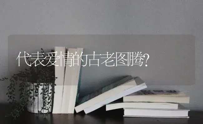 代表爱情的古老图腾？ | 多肉养殖