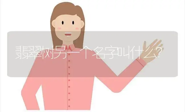 翡翠树另一个名字叫什么？ | 多肉养殖