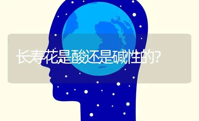 长寿花是酸还是碱性的？ | 多肉养殖