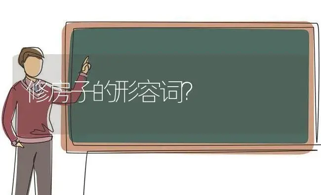 修房子的形容词？ | 多肉养殖