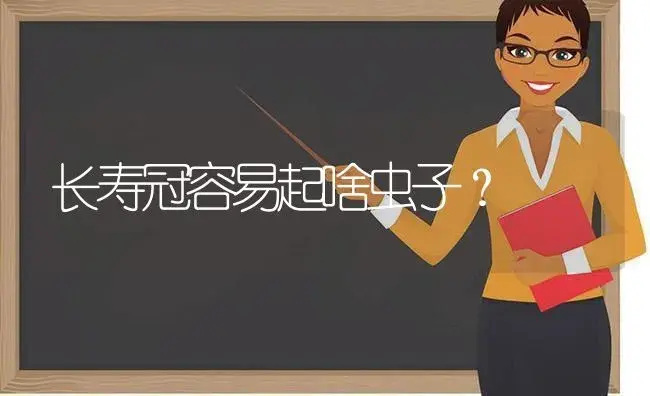 长寿冠容易起啥虫子？ | 绿植常识