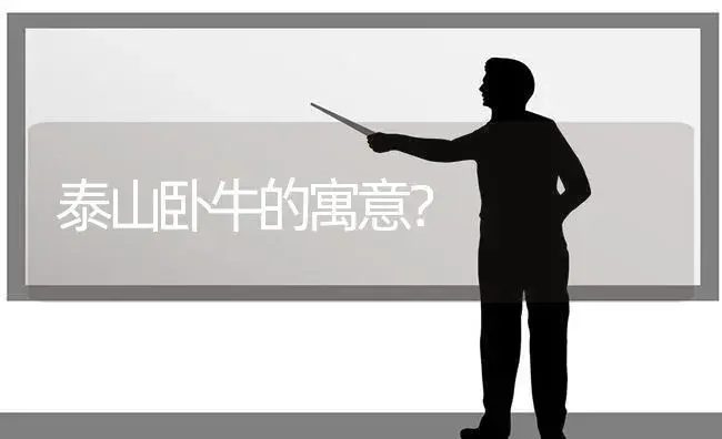 泰山卧牛的寓意？ | 多肉养殖