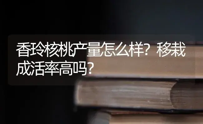 香玲核桃产量怎么样？移栽成活率高吗？ | 特种种植