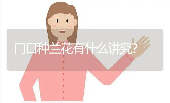 门口种兰花有什么讲究？ | 绿植常识