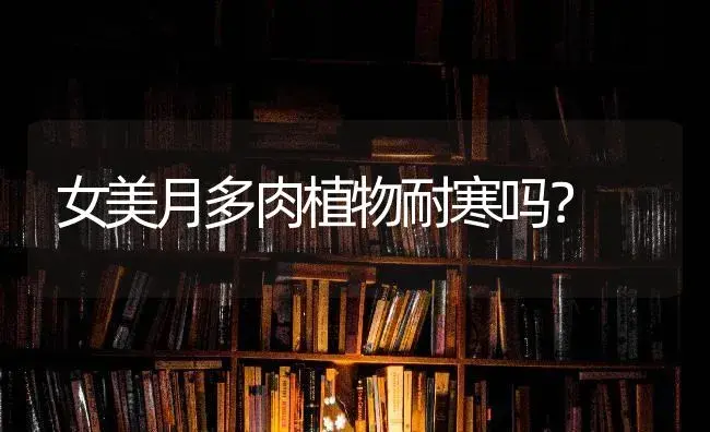 女美月多肉植物耐寒吗？ | 多肉养殖