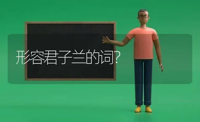 形容君子兰的词？ | 绿植常识