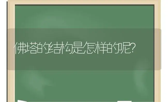 佛塔的结构是怎样的呢？ | 多肉养殖