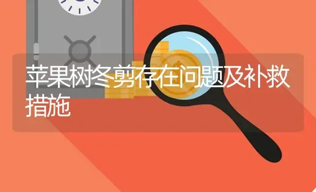 苹果树冬剪存在问题及补救措施 | 果木种植