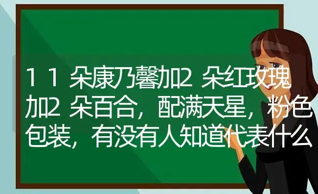 11朵康乃馨加2朵红玫瑰加2朵百合，配满天星，粉色包装，有没有人知道代表什么颜色啊？ | 绿植常识