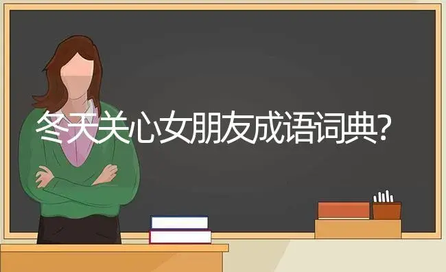 冬天关心女朋友成语词典？ | 绿植常识