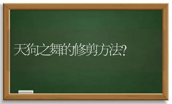 天狗之舞的修剪方法？ | 多肉养殖