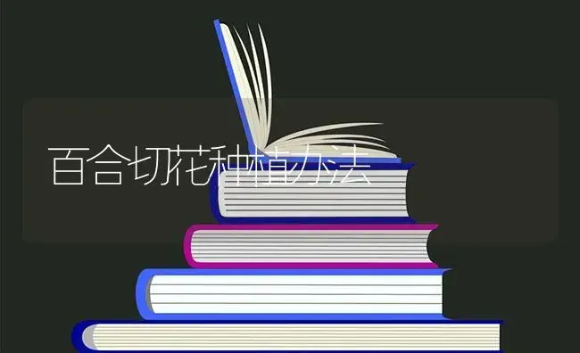 百合切花种植办法 | 特种种植