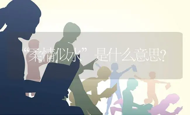 “柔情似水”是什么意思？ | 多肉养殖