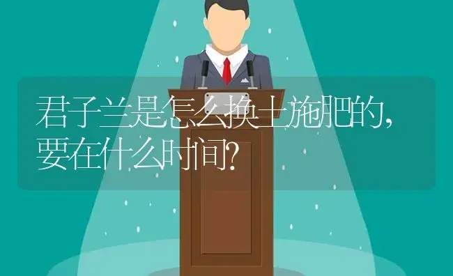 君子兰是怎么换土施肥的，要在什么时间？ | 绿植常识