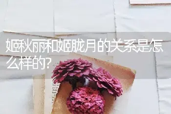 姬秋丽和姬胧月的关系是怎么样的？